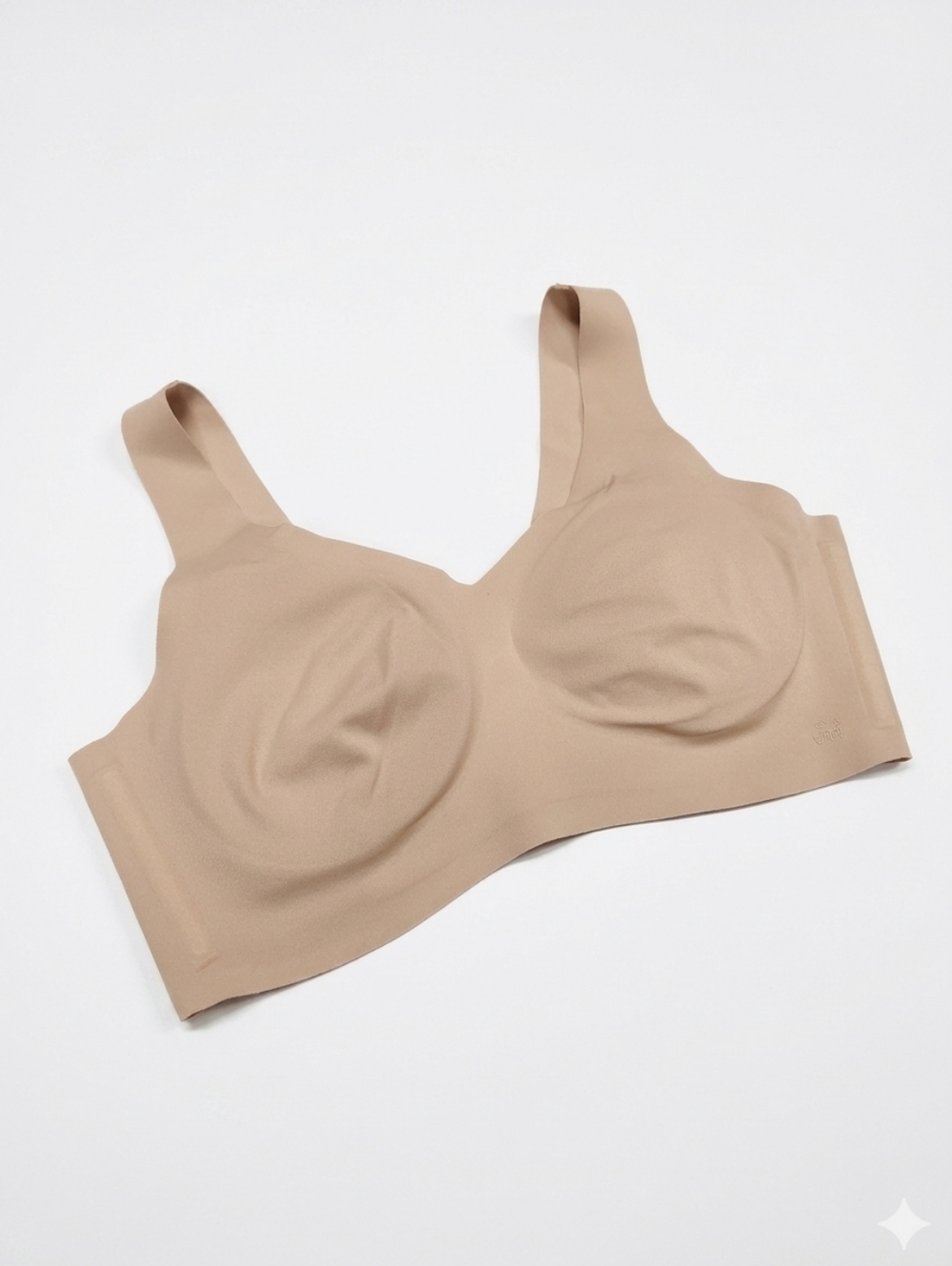 Honeylove Liftwear V-Neck Wireless Bra Size S Sand Nude B